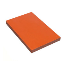 Micarta lining No. 92072 Color: black-orange 10x80x130 mm