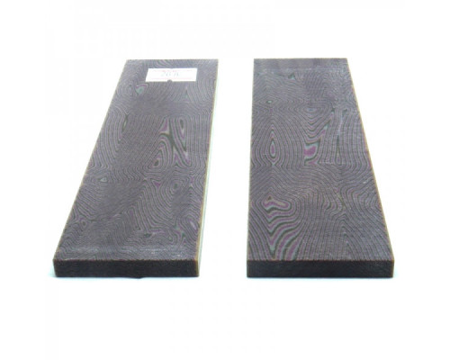 Micarta slips No. 92870 Eco-wood (purple) 6.2x40x130 mm