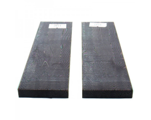 Micarta slips No. 92871 Eco-wood (lilac) 8.2x40x130 mm
