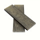 Micarta pads for knife handle No. 92992 Merbau end cut, brown, fine cotton tarpaulin 8x40x130 mm