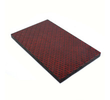 Lining carbon No. 93632 Red twill 8.2x80x130 mm