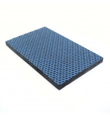 Linings carbon No. 93611 Twill blue 6x80x130 mm