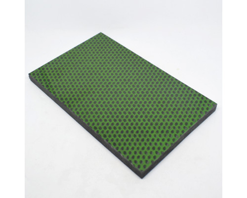 Lining carbon No. 93662 Green twill 8.2x80x130 mm